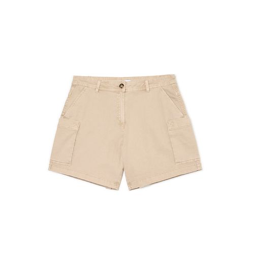 Cropp - Pantalón corto - Beige - Cropp - Modalova