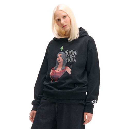 Sudadera negra con capucha y estampado The Sims - Cropp - Modalova