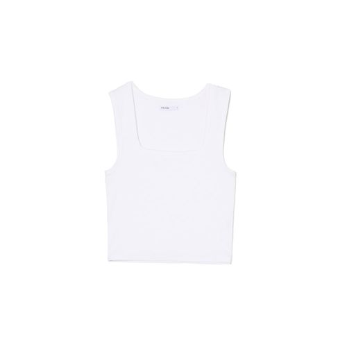 Cropp - Camiseta lisa - Blanco - Cropp - Modalova