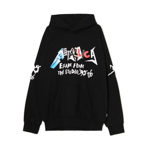 Sudadera negra con capucha y estampado Metallica - Cropp - Modalova