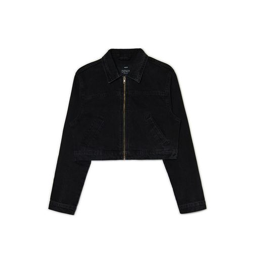 Cropp - Chaqueta vaquera - Negro - Cropp - Modalova