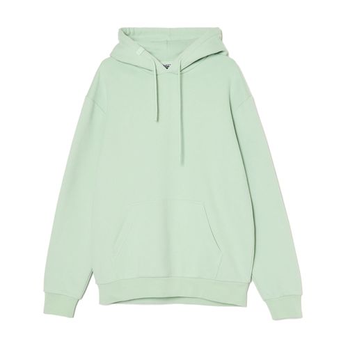 Sudadera verde con capucha - Cropp - Modalova