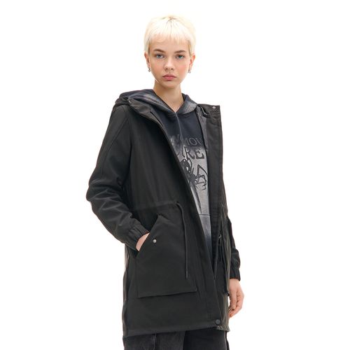 Cropp - Parka con capucha - Negro - Cropp - Modalova