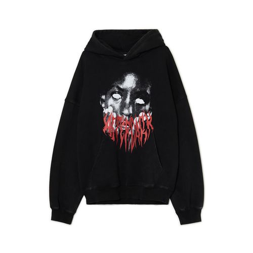 Sudadera negra con capucha - Cropp - Modalova