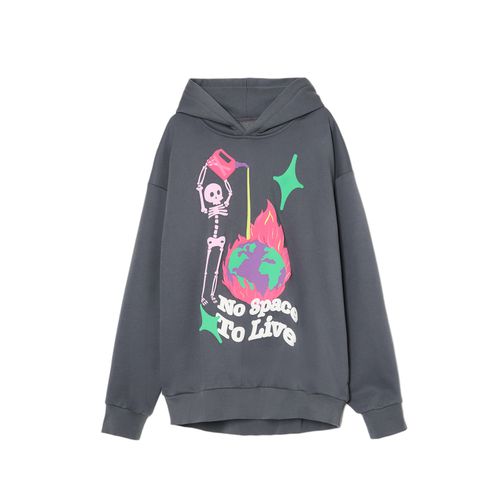 Sudadera con capucha y estampado - Cropp - Modalova