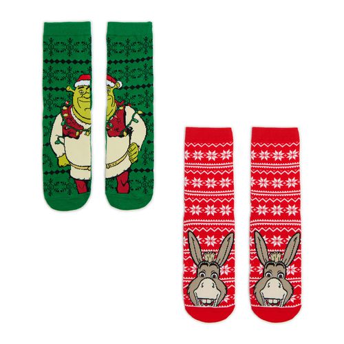 Pack de 2 pares de calcetines navideños Shrek - Cropp - Modalova