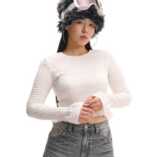 Blusa con detalles fruncidos - Cropp - Modalova