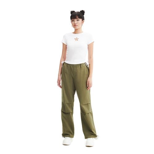 Cropp - Vaqueros parachute - Verde - Cropp - Modalova