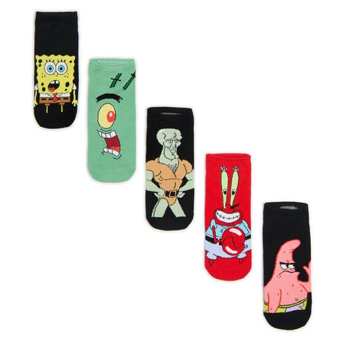 Pack de 5 pares de calcetines SpongeBob SquarePants - Cropp - Modalova