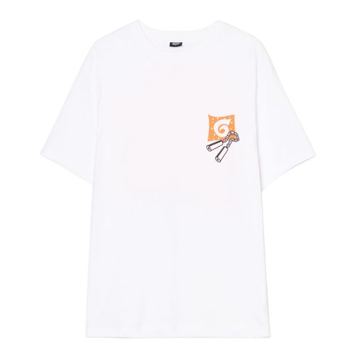 T-shirt bianca con stampa - Cropp - Modalova