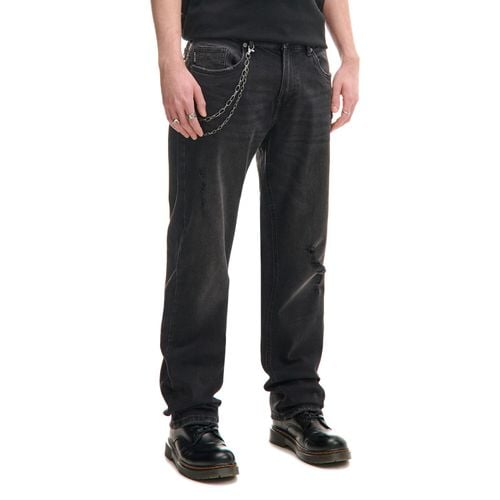 Cropp - Jeans con catena - Nero - Cropp - Modalova