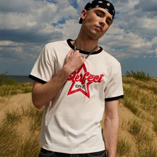 Cropp - T-shirt con stampa - panna - Cropp - Modalova