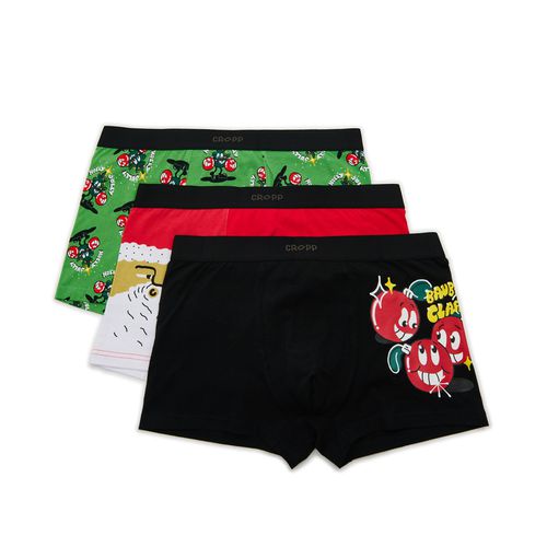 Confezione da 3 boxer di Natale - Cropp - Modalova