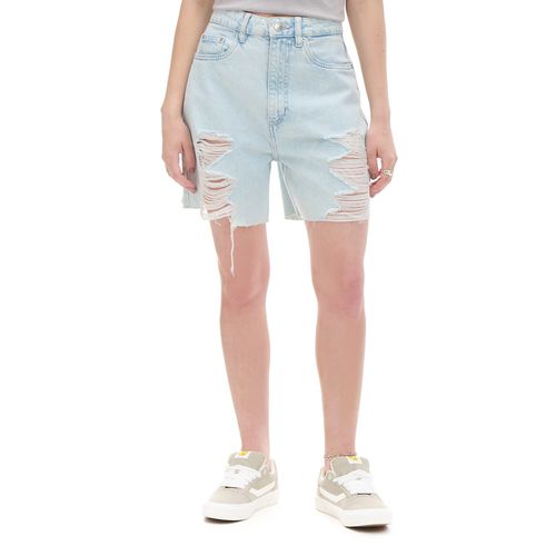 Pantaloncini high waist in denim - Cropp - Modalova