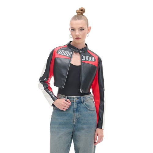 Cropp - Giacca biker - Rosso - Cropp - Modalova