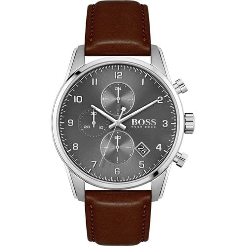 Skymaster Chronograph Gents Leather Watch 1513787 - Hugo Boss - Modalova
