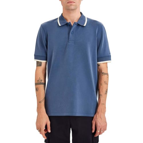 Blue Stalham Tipped Collar Polo Shirt - Sealskinz - Modalova