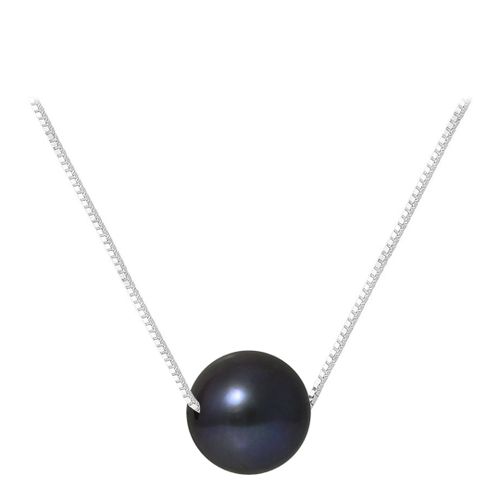 Black Single Pearl Necklace - Mitzuko - Modalova