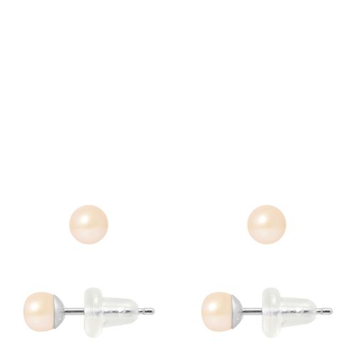 Natural White Gold Freshwater Pearl Earrings - Mitzuko - Modalova