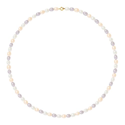 Freshwater Pearl Necklace With Spring Ring Clip - Mitzuko - Modalova