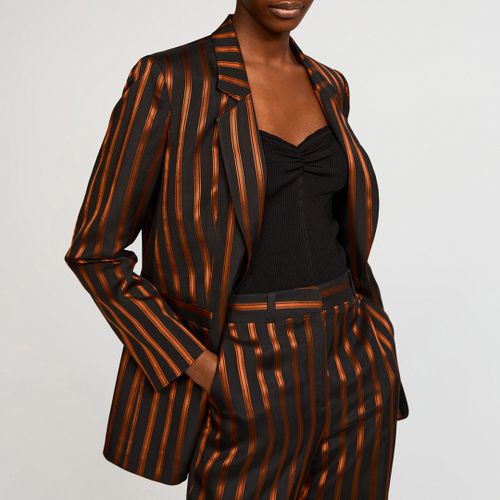 Metallic Voltigeuse Striped Blazer - Claudie Pierlot - Modalova