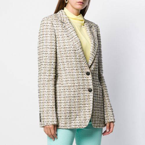 Multi Faye Cotton Blend Jacket - Victoria Beckham - Modalova