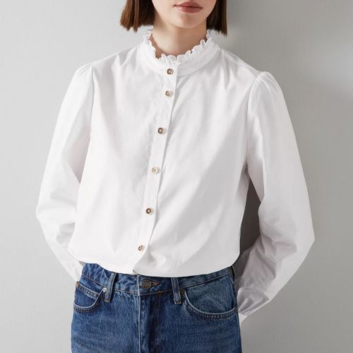 White Cecile Blouse - L K Bennett - Modalova