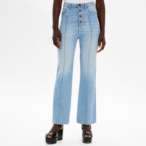 Blue Flared Cotton Jeans - Sonia Rykiel - Modalova