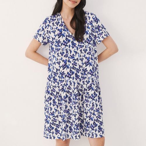 Blue and White Jodina Cotton Dress - Part Two - Modalova