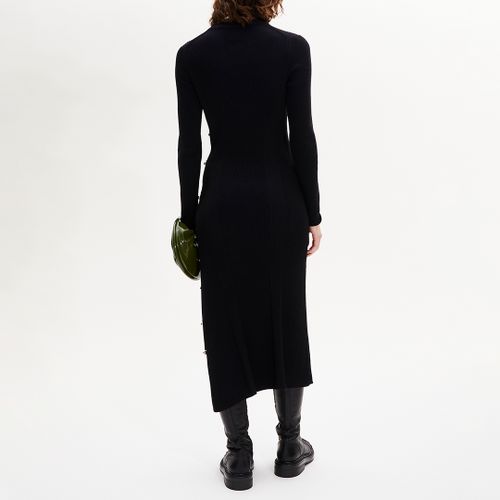 Black Long Sleeve Split Dress - Sonia Rykiel - Modalova