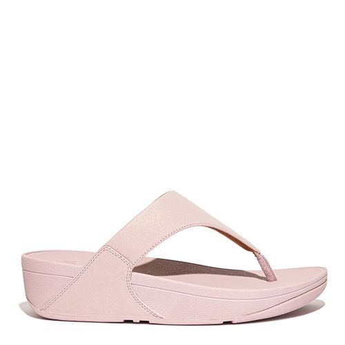 Soft Lilac Lulu Leather Shimmer Toe Post Sandals - FitFlop - Modalova