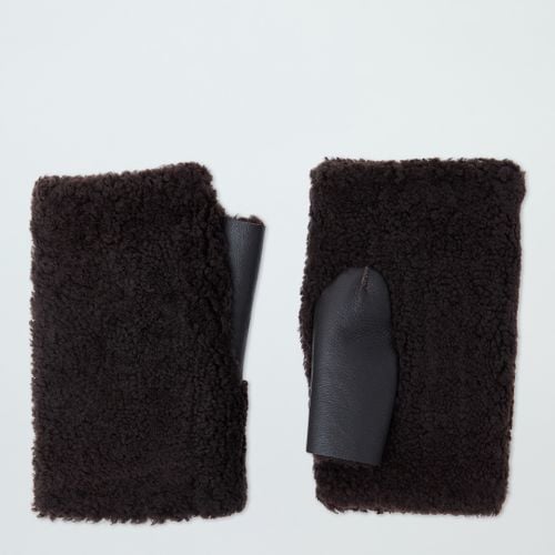 Shearling Teddy Fingerless Mittens - NÂ°Â· Eleven - Modalova