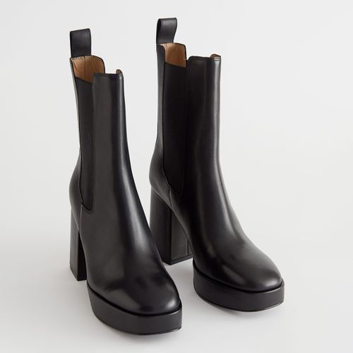 Black Heidi Platform Boots - & Other Stories - Modalova