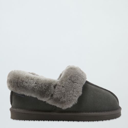 Grey Sheepskin Slippers - NÂ°Â· Eleven - Modalova