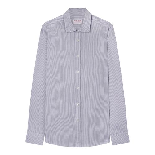 Rope Stripe Slim Fit Cotton Shirt - Size XXLR - Thomas Pink - Modalova