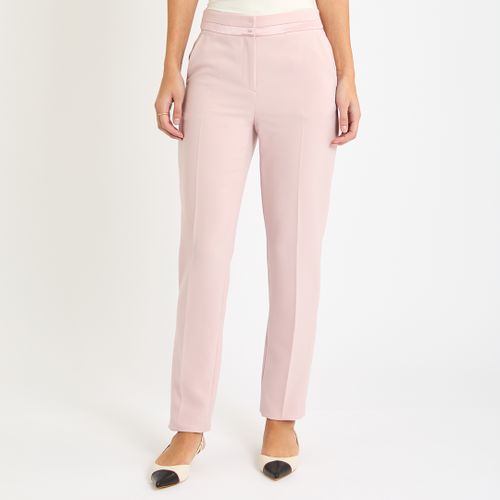 Pink High Waisted Trousers - Emporio Armani - Modalova