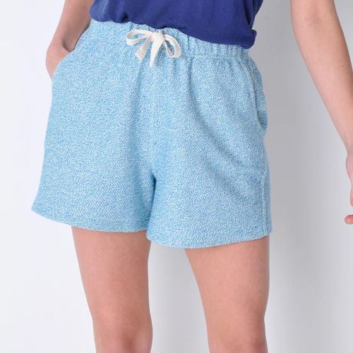 Blue Crossgate Cotton Shorts - Burgs - Modalova