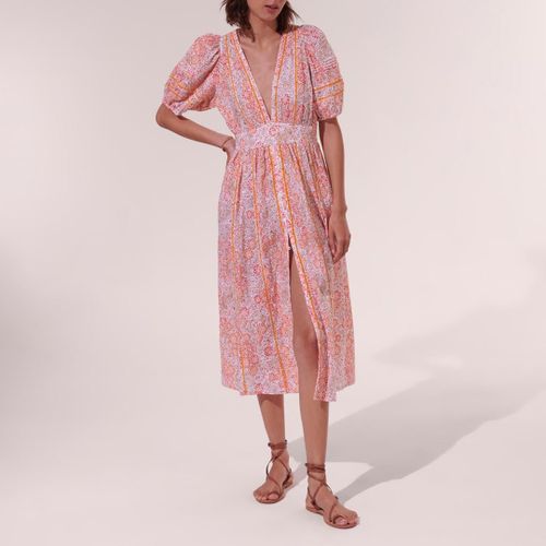 Pink Reine Midi Dress - Poupette St Barth - Modalova