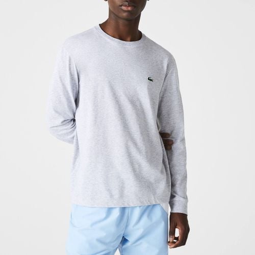 Light Grey Crew Neck Sweatshirt - Lacoste - Modalova