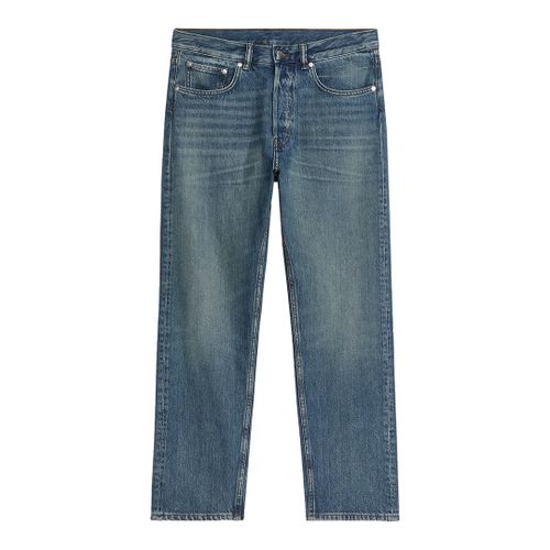 Men's Washed Blue Tapered Jeans - ARKET - Modalova