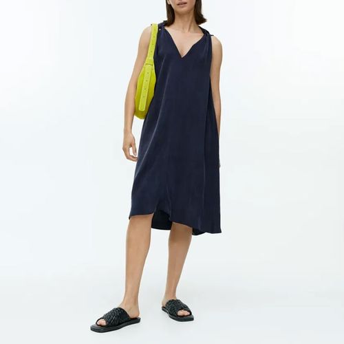 Navy Twill Dress - ARKET - Modalova