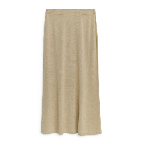 Beige Knit Loose Midi Skirt - ARKET - Modalova