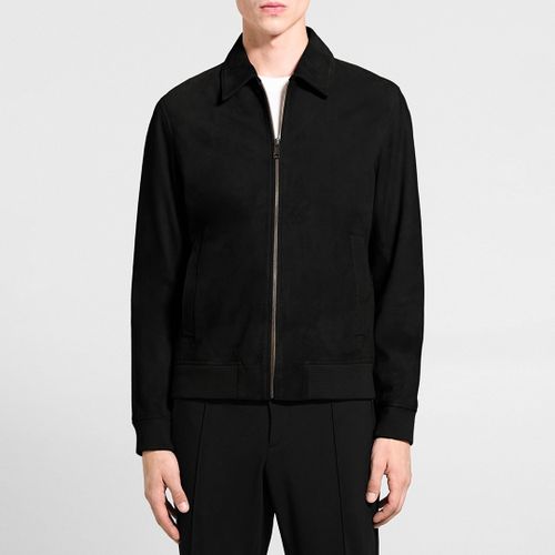 Black Wyatt Leather Jacket - Theory - Modalova