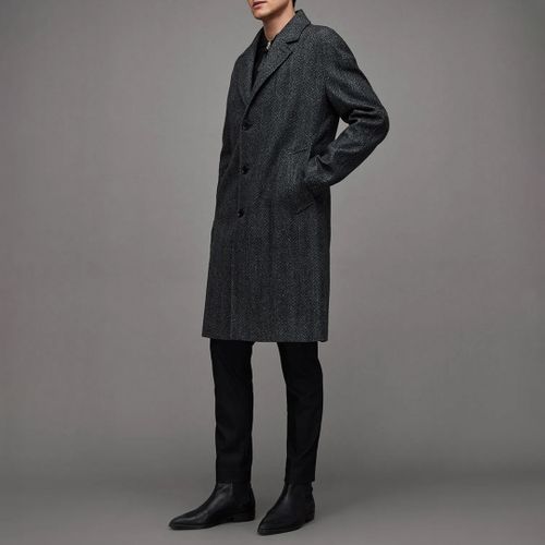 Ormond Longline Wool Blend Coat - All Saints - Modalova