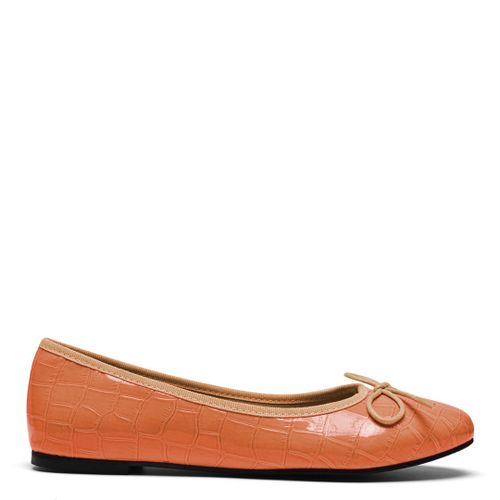 Coral Patent Leather Amelie Pump - Size 3.5 - French Sole - Modalova