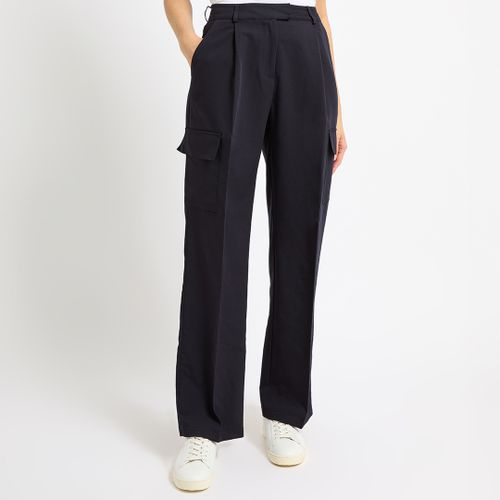 Navy Comfort Fit Cargo Pants - Replay - Modalova