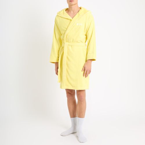 Plain L Hooded Robe Limelight - Hugo Boss - Modalova