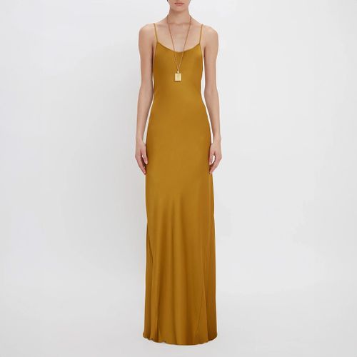 Gold Cami Floor Gown - Victoria Beckham - Modalova