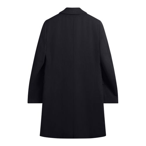 Navy Wool Blend Overcoat - Kilgour Savile Row - Modalova