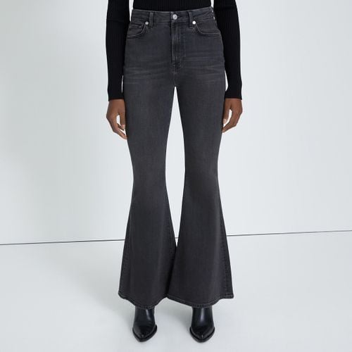 Washed Black Flared Jeans - 7 For All Mankind - Modalova